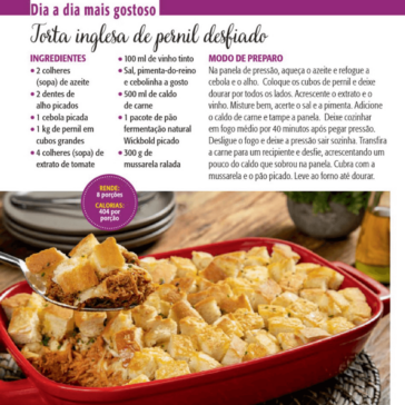 Torta inglesa de pernil desfiado – Revista Ana Maria SP