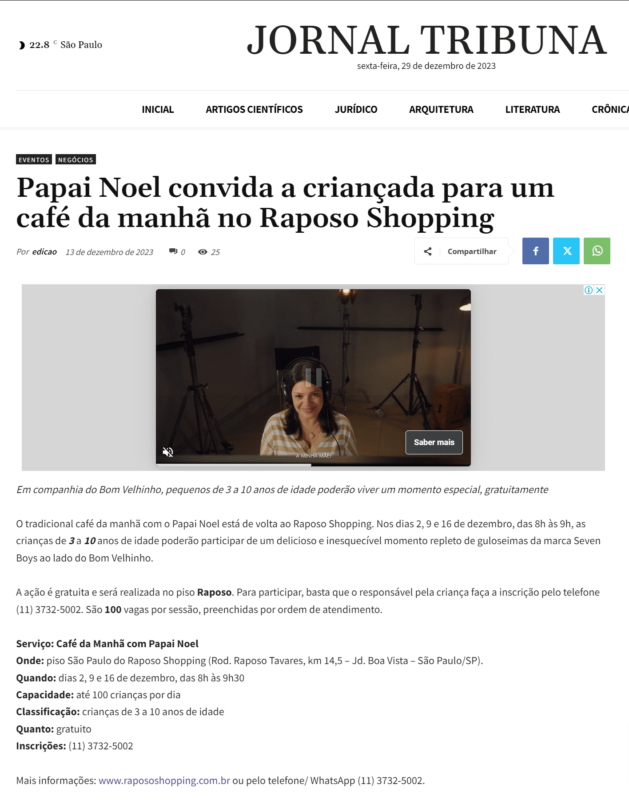 Papai-Noel-convida-a-criançada-para-um-café-da-manhã-no-Raposo-Shopping-Jornal-Tribuna (1)