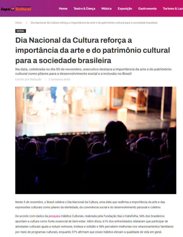 EDC Group - Sopa Cultural Dia da Cultura