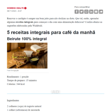 5 receitas integrais para o café da manhã – ISTOÉ – Online
